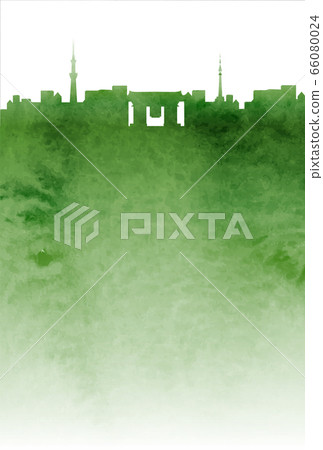 東京雷神門天空樹背景 66080024