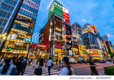 Tokyo cityscape in Japan I like Shinjuku, Kabukicho, etc. 66080807