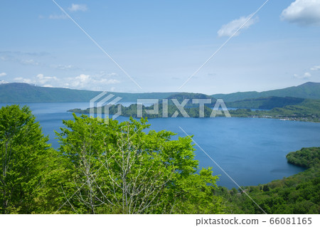 Fresh green Lake Towada-Shimeitei Observatory 66081165