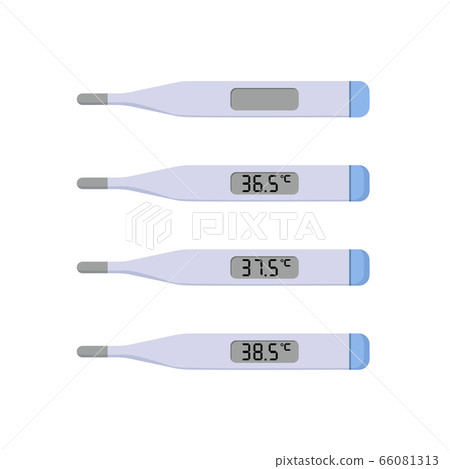 Vector illustration of a thermometer 66081313