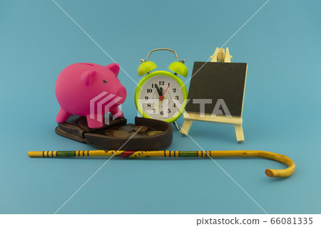 Saving for old-age and retirement concept Saving for old-age and retirement concept 66081335