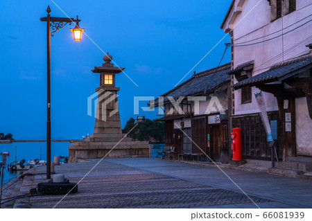 《Hiroshima Prefecture》Night light/Tomo no Ura quiet dawn 《Hiroshima Prefecture》Night light/Tomo no Ura quiet dawn 66081939