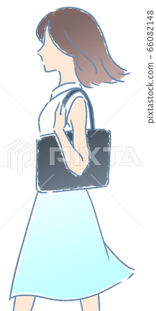 走路的女人(淺藍色) 走路的女人(淺藍色) 66082148