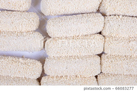 Frozen dutch kroketten isolated 66083277