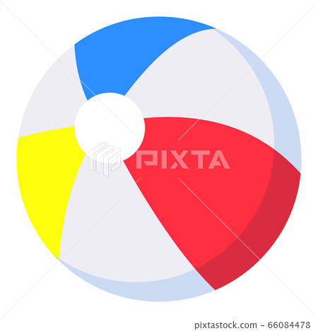 Beach ball illustration Beach ball illustration 66084478