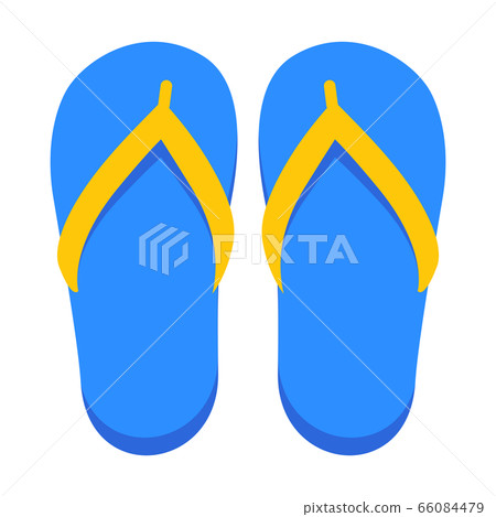 Beach sandals illustration 66084479