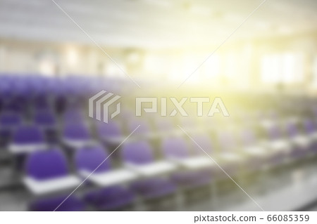 Blur image, the chair in the hall without people 66085359