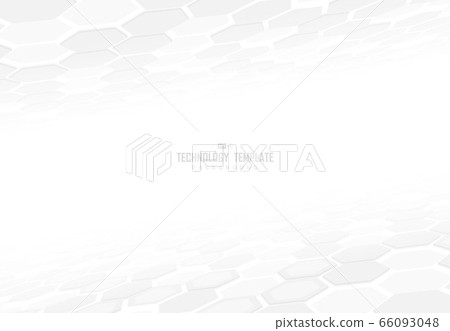 Abstract technology hexagonal pattern design of...-插圖素材 [66093048 ...