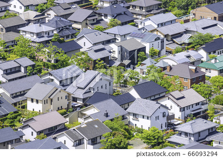A beautiful residential area of Fukuoka city 66093294