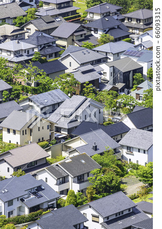 A beautiful residential area of Fukuoka city 66093315