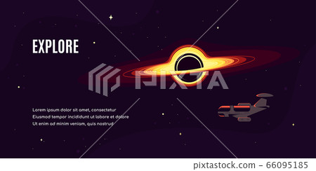 Explore concept banner design, flat style vector. Explore concept banner design, flat style vector. 66095185