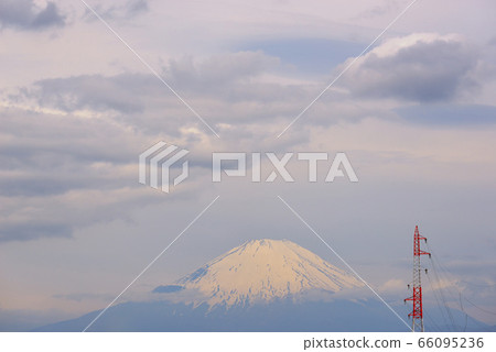 Clouds over Mt. Fuji 66095236