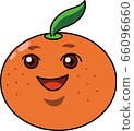 橙色的插圖 66096660