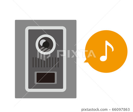 Doorbell illustration intercom 66097863
