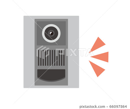 Doorbell illustration intercom 66097864