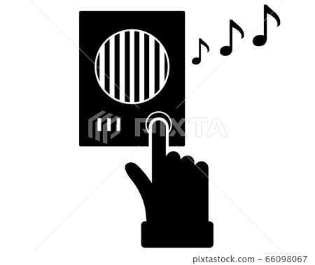 Doorbell illustration intercom Doorbell illustration intercom 66098067