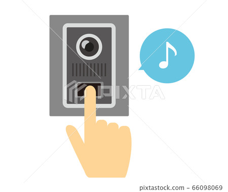 Doorbell illustration intercom Doorbell illustration intercom 66098069