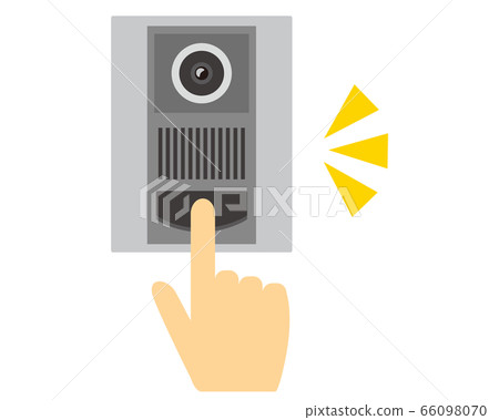 Doorbell illustration intercom 66098070