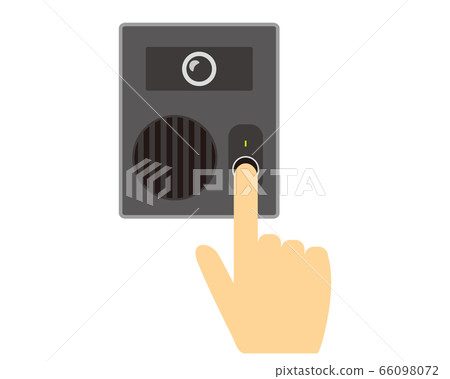 Doorbell illustration intercom 66098072