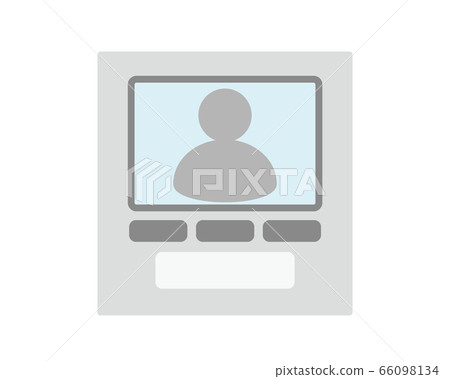 Doorbell illustration Intercom monitor 66098134