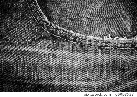 Denim texture, Jeans torn background. 66098538