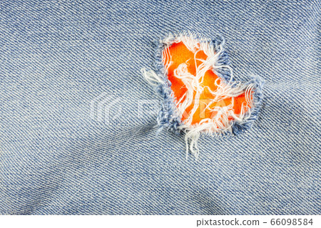 Jeans torn texture, Denim rip texture. 66098584