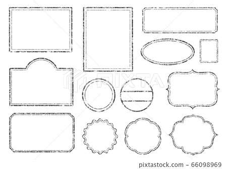 Set of retro frames Set of retro frames 66098969