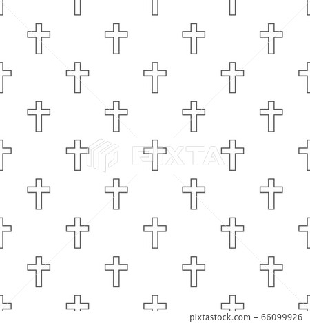 Catholic cross pattern seamless - Stock Illustration [66099926] - PIXTA