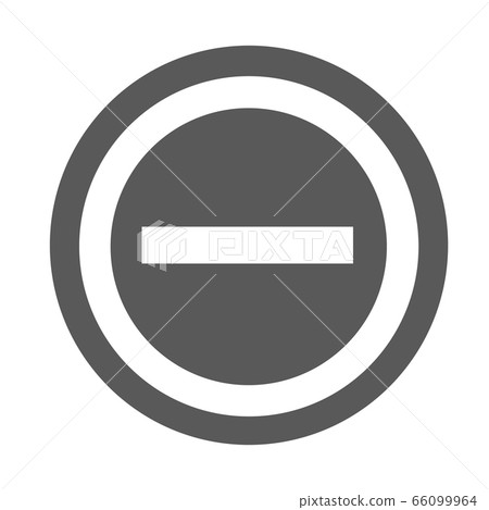 Minus icon vector simple Minus icon vector simple 66099964