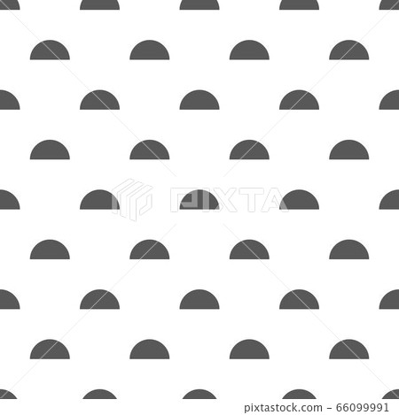 Modern vector abstract seamless geometric pattern with semicircles Modern vector abstract seamless geometric pattern with semicircles 66099991