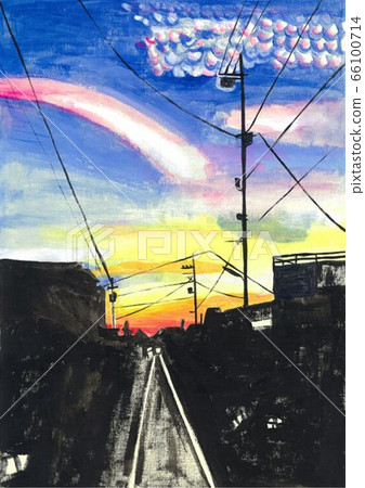 A sunset 66100714