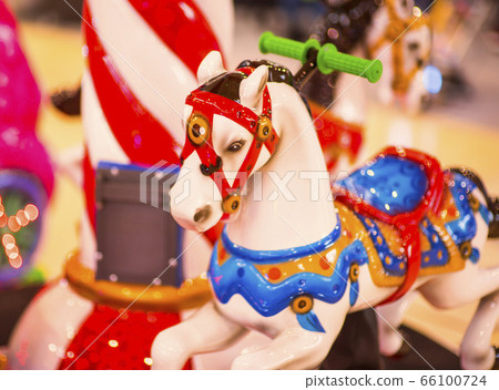 Carousel. Carnival Horses. Carousel. Horses on a carnival Merry Go Round. Carousel. Carnival Horses. Carousel. Horses on a carnival Merry Go Round. 66100724