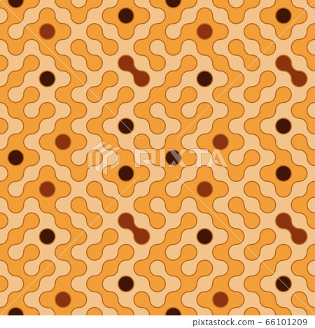 Vector abstract seamless pattern with liquid 66101209