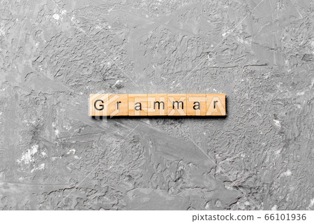 grammar word written on wood block. grammar text grammar word written on wood block. grammar text 66101936