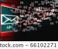 A beautiful glowing icon letter of bokeh effect on 66102271