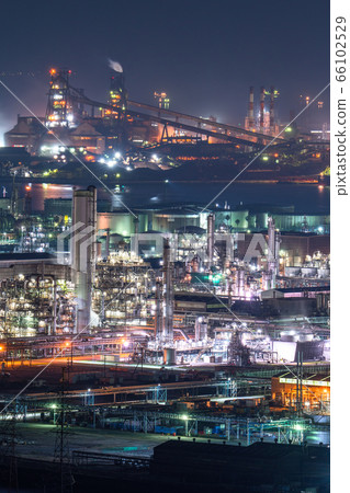 《岡山縣》水島綜合工廠/工廠夜景《從和way山天際線出發》 《岡山縣》水島綜合工廠/工廠夜景《從和way山天際線出發》 66102529