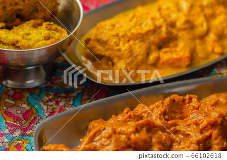 Chicken Madras and Chicken Tikka Masala with Pilau Chicken Madras and Chicken Tikka Masala with Pilau 66102618
