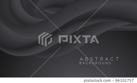 Modern Black abstract design background Flow motion Modern Black abstract design background Flow motion 66102757