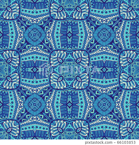Tiled ethnic pattern for fabric. Abstract Tiled ethnic pattern for fabric. Abstract 66103853