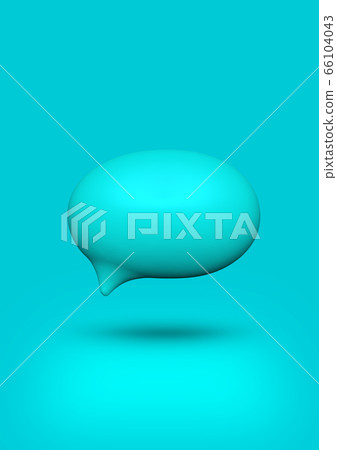 講話泡泡3D背景素材圖 66104043