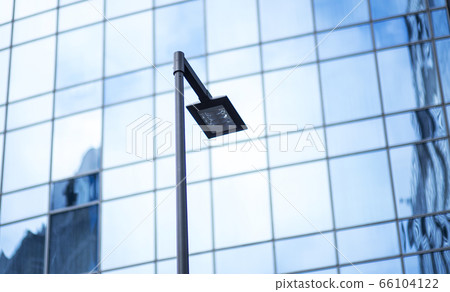 Poles led. Street light against the office Poles led. Street light against the office 66104122