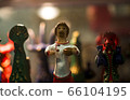Beautiful vintage colourful wooden dymkovo dolls 66104195