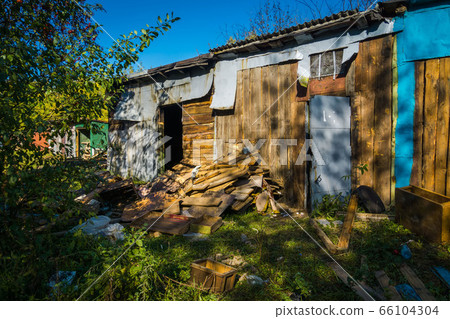 Old broken sheds Old broken sheds 66104304