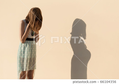 A girl cries after learning about an unwanted 66104356