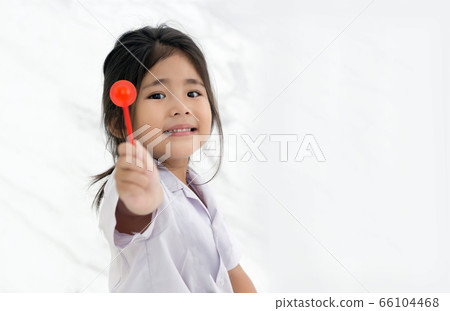 happy kids with red lollipop sweet candy happy kids with red lollipop sweet candy 66104468