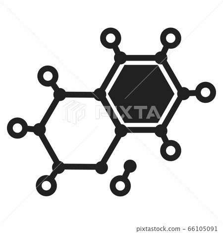 Chemical element molecule icon, simple style Chemical element molecule icon, simple style 66105091