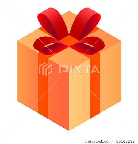 Gift box icon, isometric style 66105283