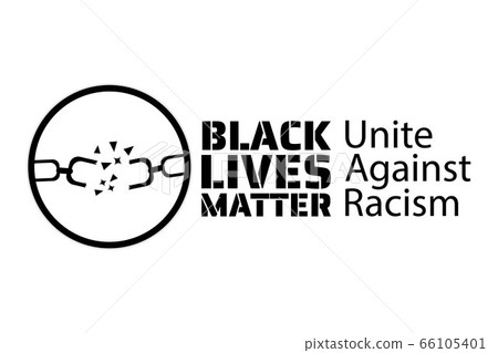 Black Lives Matter concept. Template for background, banner, poster with text inscription. Vector Black Lives Matter concept. Template for background, banner, poster with text inscription. Vector 66105401