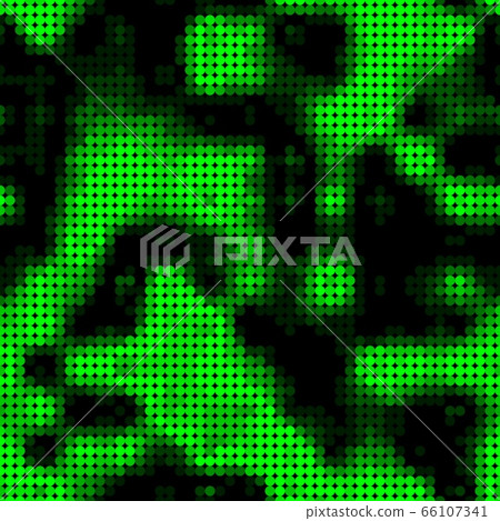 Abstract glowing circles pattern. Seamless vector illustration Abstract glowing circles pattern. Seamless vector illustration 66107341