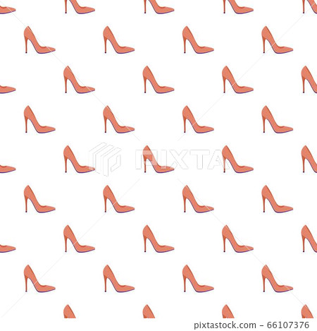 Red woman shoe pattern seamless-插圖素材 [66107376] - PIXTA圖庫